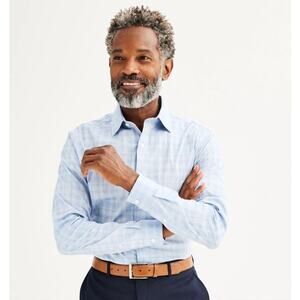 Apt 9 Stretch Slim Fit Button UP Shirt US Men's XL